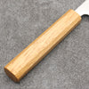 Seisuke Silver Steel No.3 Migaki Polish Finish Kiritsuke Gyuto240mm White Oak Handle - Seisuke Knife