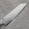 Seisuke Blue Steel No.2 Nashiji Kiritsuke Santoku195mm Navy blue Pakka wood Handle - Seisuke Knife
