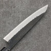 Nao Yamamoto Blue Steel Kurouchi Petty-Utility160mm Shitan (ferrule: Black Pakka wood) Handle - Seisuke Knife