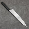 Hideo Kitaoka White Steel No.2 Damascus Mioroshi Deba240mm Black Washi Wrapped Handle - Seisuke Knife