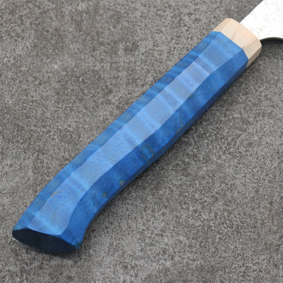 Yoshimi Kato Minamo SG2 Hammered Gyuto  240mm Western style (blue) Handle - Seisuke Knife