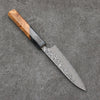 Yoshimi Kato SG2 Black Damascus Petty-Utility  120mm Olive Tree and Resin Handle - Seisuke Knife