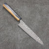 Yoshimi Kato SG2 Black Damascus Petty-Utility  150mm Olive Tree and Resin Handle - Seisuke Knife