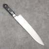 Seisuke Nami AUS10 Mirrored Finish Damascus Gyuto  240mm Black Pakka wood Handle - Seisuke Knife