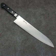  Seisuke Kagami2 AUS10 Mirrored Finish Damascus Gyuto  240mm Black Pakka wood Handle - Seisuke Knife