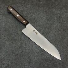  Seisuke SLD Migaki Polish Finish Santoku  180mm Brown Pakka wood Handle - Seisuke Knife