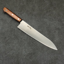 Seisuke SLD Migaki Polish Finish Gyuto  210mm Brown Pakka wood Handle - Seisuke Knife