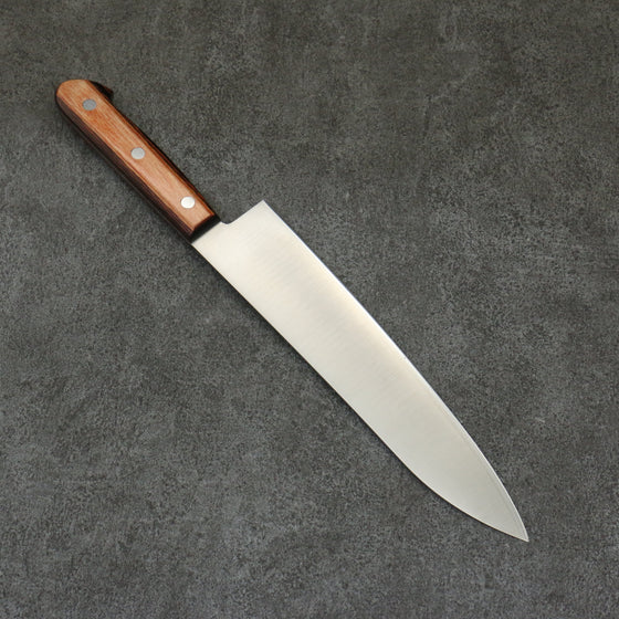 Seisuke SLD Migaki Polish Finish Gyuto  210mm Brown Pakka wood Handle - Seisuke Knife