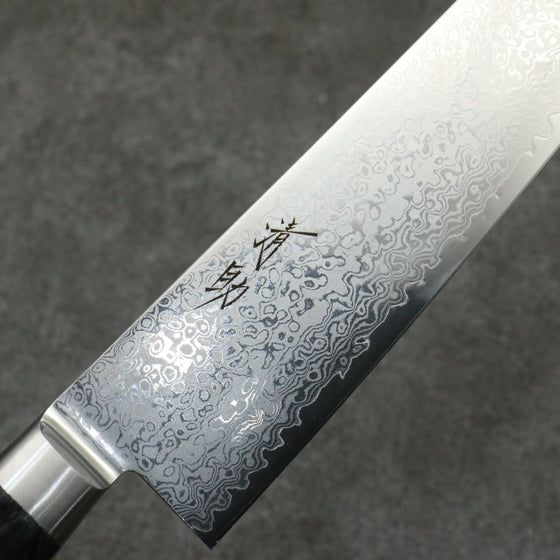 Seisuke VG10 33 Layer Mirrored Finish Damascus Gyuto  240mm Black Pakka wood Handle - Seisuke Knife