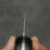 Seisuke VG10 33 Layer Mirrored Finish Damascus Nakiri  165mm Black Pakka wood Handle - Seisuke Knife