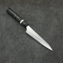  Yu Kurosaki Senko Ei SG2 Hammered Petty-Utility  130mm Stabilized wood (With White ring) Handle - Seisuke Knife