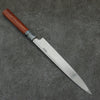 Hideo Kitaoka Blue Steel No.2 Yanagiba  210mm Bubinga Handle - Seisuke Knife