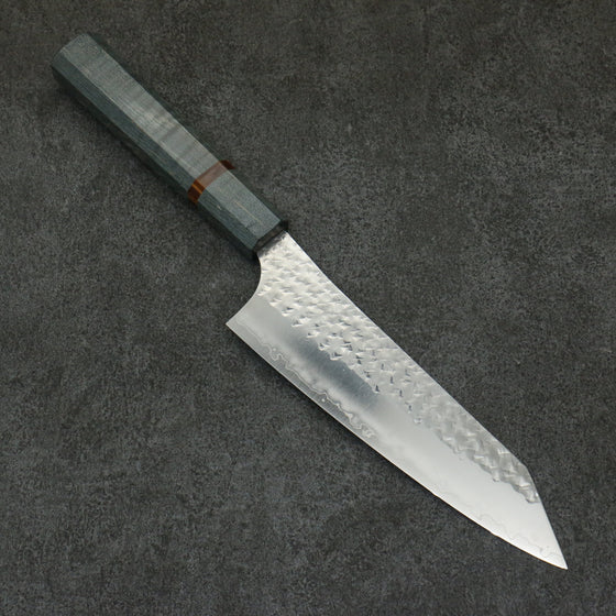 Yu Kurosaki Senko Ei SG2 Hammered Bunka  165mm Stabilized wood (With Acrylic Ring) Handle - Seisuke Knife