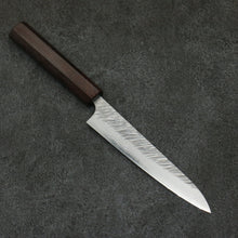  Yu Kurosaki Fujin VG10 Hammered Damascus Petty-Utility  150mm Honduras Handle - Seisuke Knife