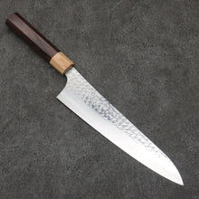  Yu Kurosaki Senko Ryu SG2 Hammered Gyuto  210mm Shitan (ferrule: White Pakka wood) Handle - Seisuke Knife