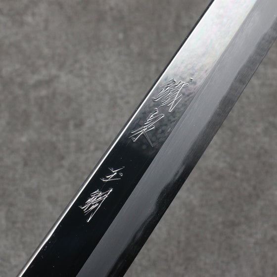 Tessen by Tanaka Tamahagane Sakimaru Yanagiba  315mm Ebony Wood Handle with Sheath - Seisuke Knife