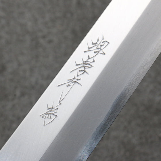 Sakai Takayuki Chef Series Hien Silver Steel No.3 Kiritsuke Yanagiba  300mm Stabilized wood (White Ferrule and End Cap) Handle with Sheath - Seisuke Knife