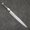 Sakai Takayuki Chef Series Silver Steel No.3 Yanagiba  270mm Stabilized wood (White Ferrule and End Cap) Handle with Sheath - Seisuke Knife