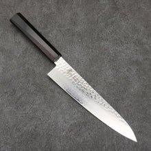  Sakai Takayuki VG10 33 Layer Damascus Gyuto  210mm Ebony(6 sided teardrop) Handle - Seisuke Knife