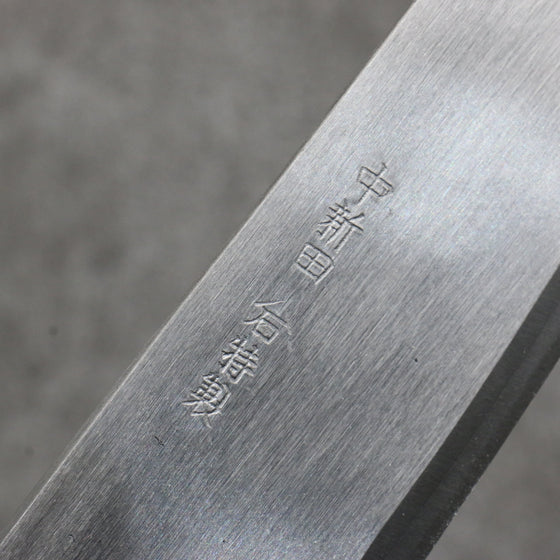Nakaniida White Steel No.2 Migaki Polish Finish Santoku  165mm Magnolia Handle - Seisuke Knife