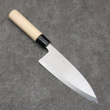  Nakaniida White Steel No.2 Migaki Polish Finish Deba  165mm Magnolia Handle - Seisuke Knife