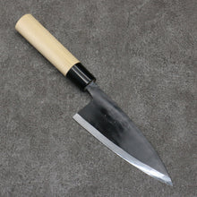  Nakaniida White Steel No.2 Black Deba  135mm Magnolia Handle - Seisuke Knife