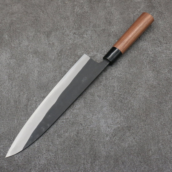 Nao Yamamoto Blue Steel Kurouchi Gyuto  240mm Walnut Handle - Seisuke Knife