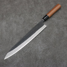  Nao Yamamoto Blue Steel Kurouchi Sujihiki  270mm Walnut Handle - Seisuke Knife