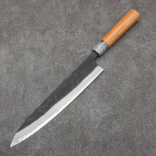  Nao Yamamoto White Steel No.2 Kurouchi Sujihiki  240mm Cherry Tree Handle - Seisuke Knife