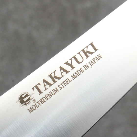 Sakai Takayuki Molybdenum Migaki Finished Gyuto  180mm Black PC(Plastic) Handle - Seisuke Knife