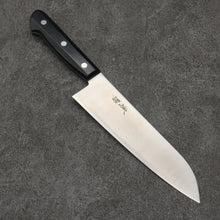  Seisuke SLD Migaki Polish Finish Santoku  180mm Black Pakka wood Handle - Seisuke Knife