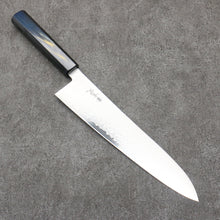  Kanjyo VG10 Damascus Gyuto  240mm Dark Blue and Gold Lacquered Handle - Seisuke Knife