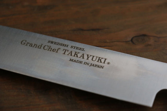Sakai Takayuki Grand Chef [Left Handed] Swedish Steel-stn Kiritsuke Yanagiba 260mm with Sheath - Seisuke Knife