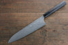 Yoshimi Kato VG10 Damascus Gyuto  210mm with Black Lacquered Handle with Saya - Seisuke Knife