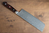 Yoshimi Kato VG10 Damascus Nakiri 180mm Red Pakka wood Handle - Seisuke Knife