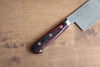 Yoshimi Kato VG10 Damascus Nakiri 180mm Red Pakka wood Handle - Seisuke Knife