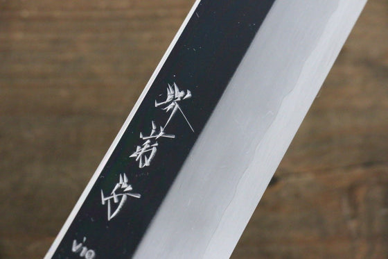 Kikumori VG10 Mirrored Finish Kamagata Usuba Japanese Chef Knife 180mm - Seisuke Knife