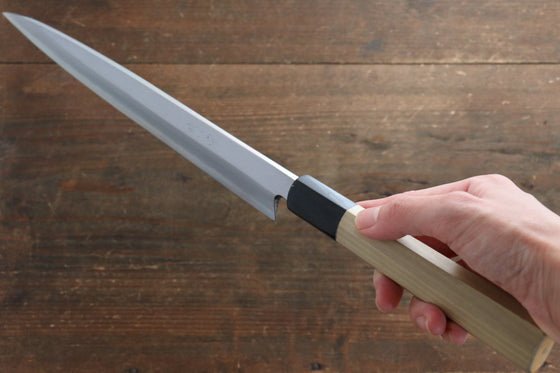 [Left Handed] Seisuke White Steel No.2 Kasumitogi Yanagiba - Seisuke Knife