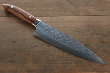  Takeshi Saji SRS13 Hammered Gyuto  210mm Ironwood Handle - Seisuke Knife