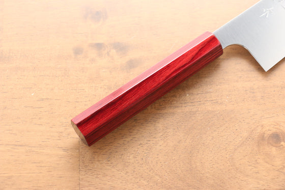 Kei Kobayashi R2/SG2 Gyuto 240mm wtih Red Lacquered Handle - Seisuke Knife