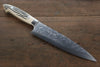 Takeshi Saji SRS13 Hammered Gyuto Japanese Knife 210mm Cow Bone Handle - Seisuke Knife