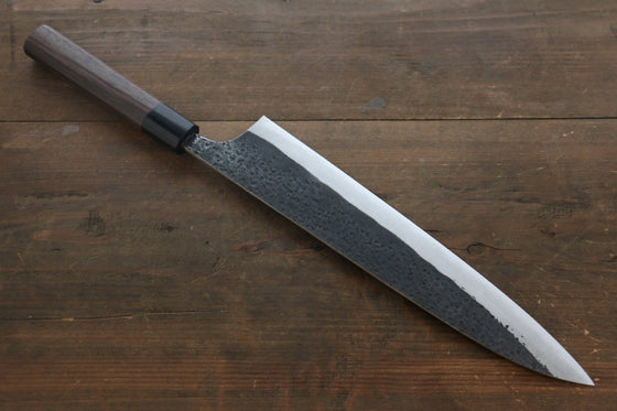 Yu Kurosaki Blue Super Clad Kurouchi Gyuto Japanese Chef Knife 270mm - Seisuke Knife