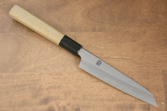 Kikuzuki White Steel No.2 Kasumitogi Kiritsuke Petty-Utility 135mm Magnolia Handle - Seisuke Knife