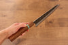 Yu Kurosaki Fujin Blue Super Hammered Gyuto Japanese Knife 240mm Maple(With turquoise ring Brown) Handle - Seisuke Knife
