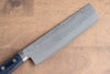 Kunihira Sairyu VG10 Damascus Usuba 165mm Navy blue Pakka wood Handle - Seisuke Knife