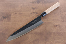  Masakage Koishi Blue Super Black Finished Gyuto 240mm with American Cherry Handle - Seisuke Knife
