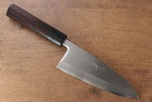  Jikko Silver Steel No.3 Deba 150mm Shitan Handle - Seisuke Knife