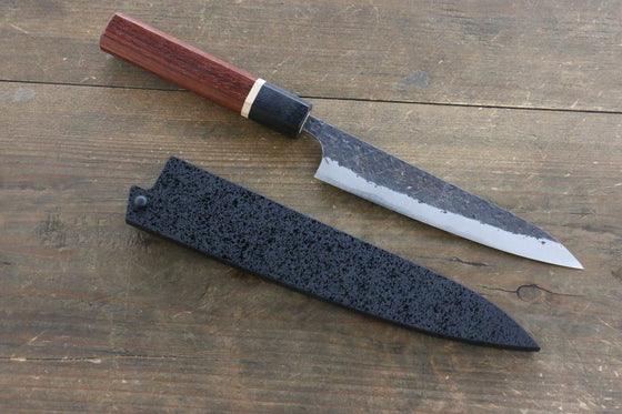 Black Saya Sheath for Petty Chef's Knife with Plywood Pin-180mm - Seisuke Knife
