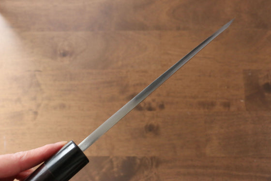 Jikko Silver Steel No.3 Deba  180mm with Shitan Handle - Seisuke Knife