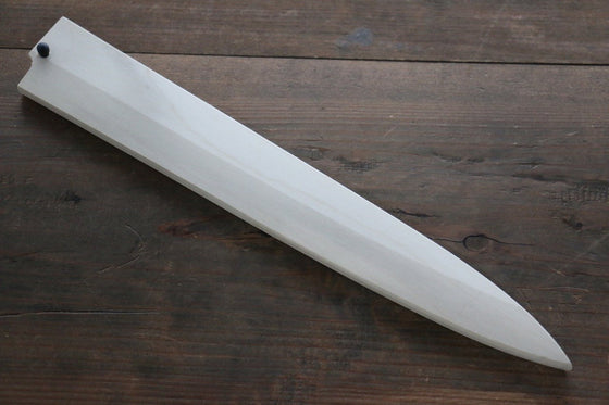 Magnolia Saya Sheath for Yanagiba Sashimi Knife with Plywood Pin - 330mm - Seisuke Knife